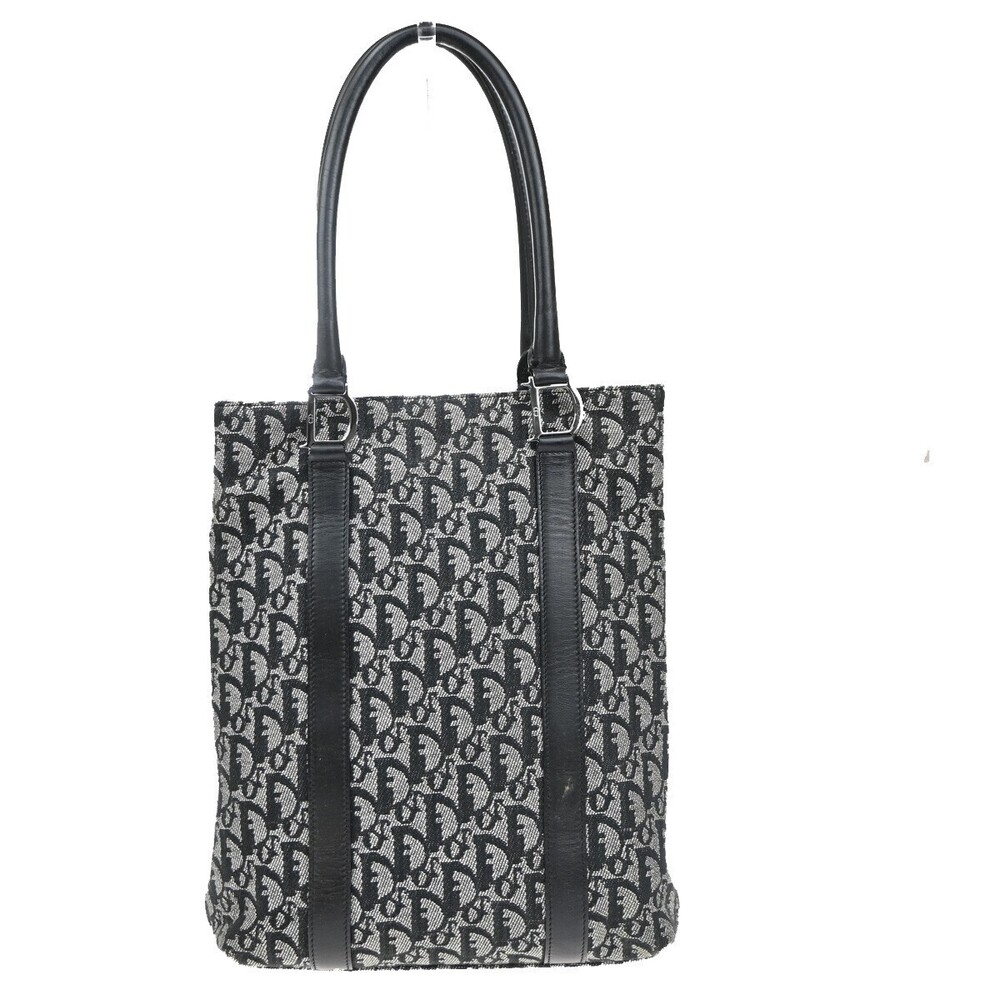 Christian Dior Vintage Open Diorissimo Canvas Small